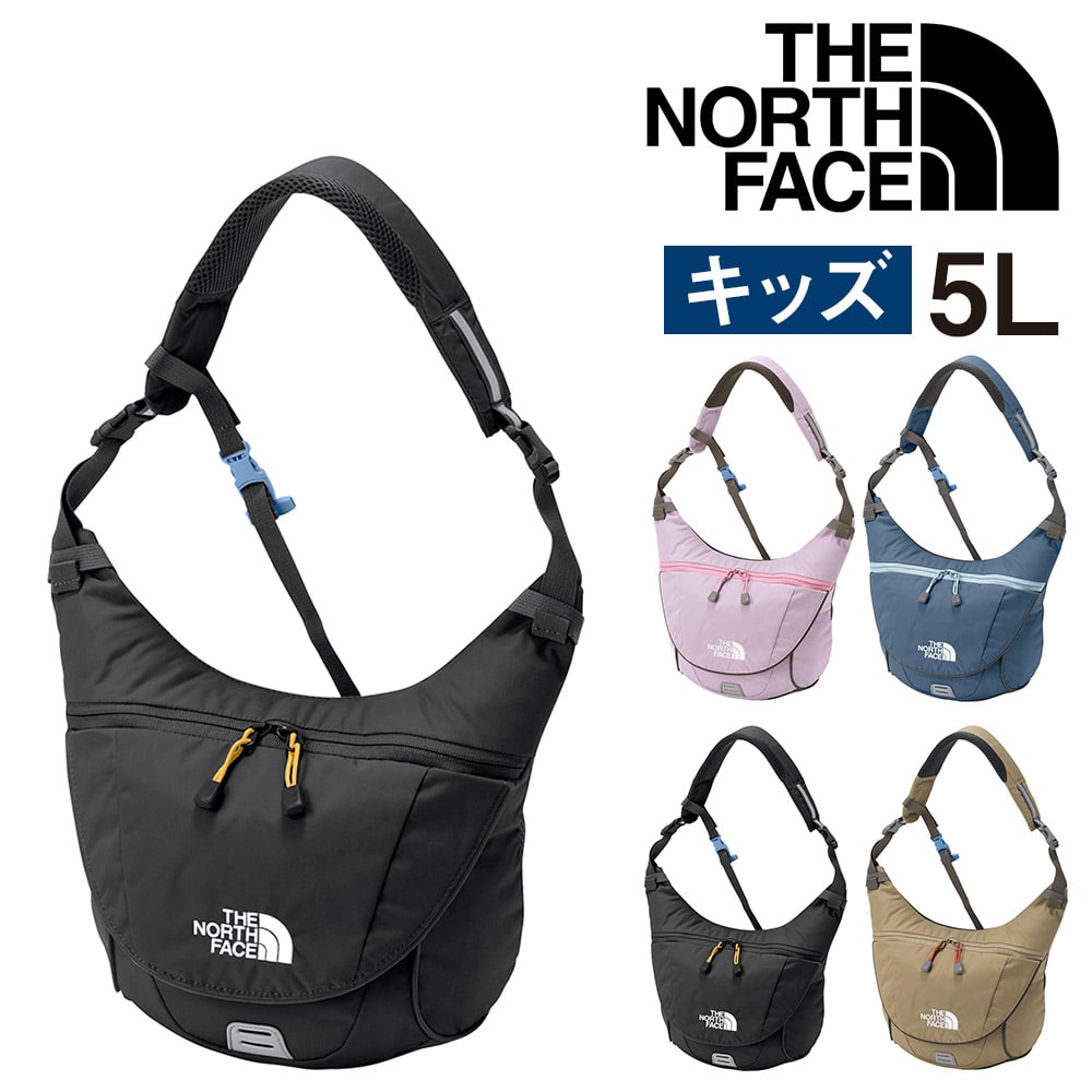ノースフェイス バッグ ショルダーバッグ 斜めがけ 子ども用 軽量 ナイロン THE NORTH FACE キッズ イッピースリング 5L A5 NMJ72551 メンズ レディース キッズ 送料無料 誕生日プレゼント ギフト ラッピング無料【正規代理店】 1.ブラック -nmj72551k