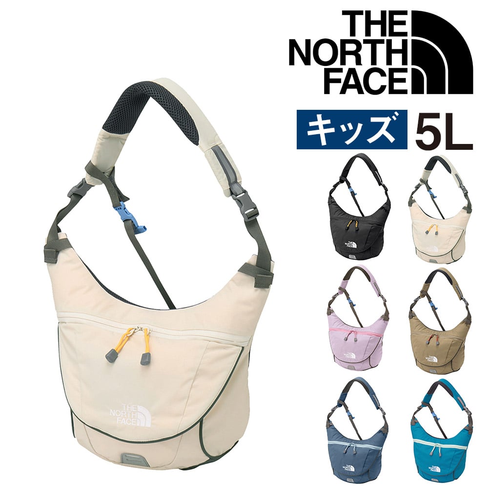 ノースフェイス バッグ ショルダーバッグ 斜めがけ 子ども用 軽量 ナイロン THE NORTH FACE キッズ イッピースリング 5L A5 NMJ72551 メンズ レディース キッズ 送料無料 プレゼント ギフト ラッピング無料【正規代理店】 4.ヴィンテージホワイト -nmj72551vw