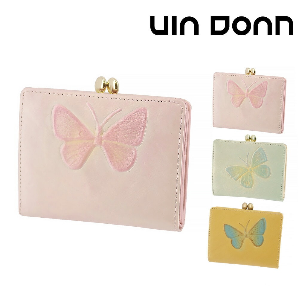 ドアン VIA DOAN ドルチェ がま口二つ折り財布 252 3.ピーチ -39x39