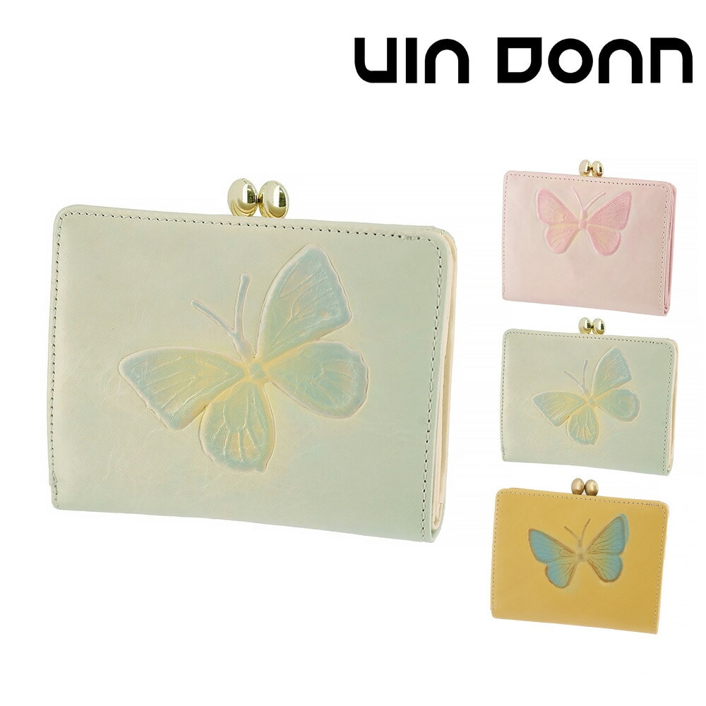 ドアン VIA DOAN ドルチェ がま口二つ折り財布 252 2.アクアイエロー -65x65