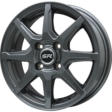 【新品 軽自動車】N-BOX タント スペーシア スタッドレスタイヤ ホイール４本セット 155/65R14 トーヨー ウィンター OBSERVE  GIZ2 オブザーブ ギズツー(限定) ブランドル S8【限定】 14インチ