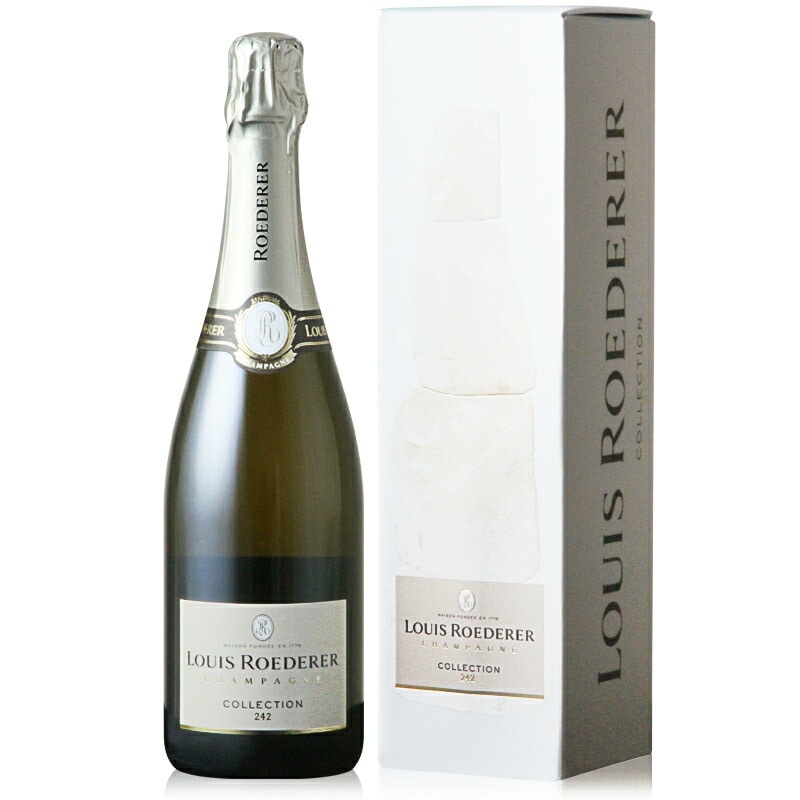 Louis Roederer ルイ ロデレール コレクション 242 NV (化粧箱入り)【正規輸入品】　 箱あり シャンパン シャンパーニュ  シャルドネ フランス　※沖縄・離島は別途送料