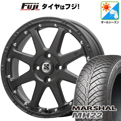 【新品 軽自動車】N-BOX タント スペーシア オールシーズンタイヤ ホイール4本セット 155/65R14 クムホ マーシャル MH22  オールシーズン(限定) MLJ エクストリームJ 14インチ