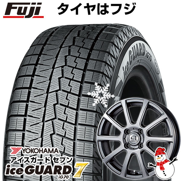 【新品 軽自動車】エブリイワゴン スタッドレスタイヤ ホイール4本セット 155/70R13 ヨコハマ アイスガード セブンIG70 テクノピア  アフロディーテ IS 13インチ