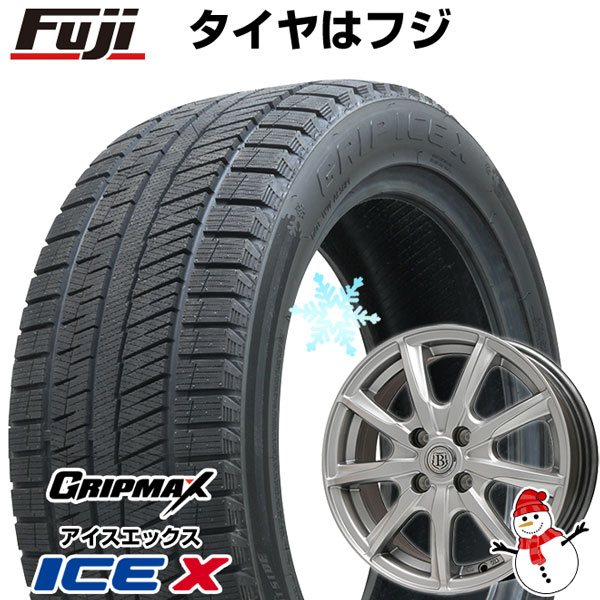 新品】セレナ用 スタッドレスタイヤ ホイール4本セット 195/65R15 グリップマックス アイスX BSW ブラックサイドウォール(限定2022年製)  ブランドル E05 15インチ(メタリックグレー): フジコーポレーション｜ANA Mall｜マイルが貯まる・使えるショッピングモール