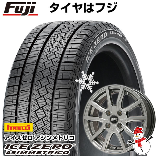 【新品】シエンタ 2015-22 スタッドレスタイヤ ホイール4本セット 185/60R15 ピレリ ウィンター アイスゼロアシンメトリコ ブランドル  N52 15インチ