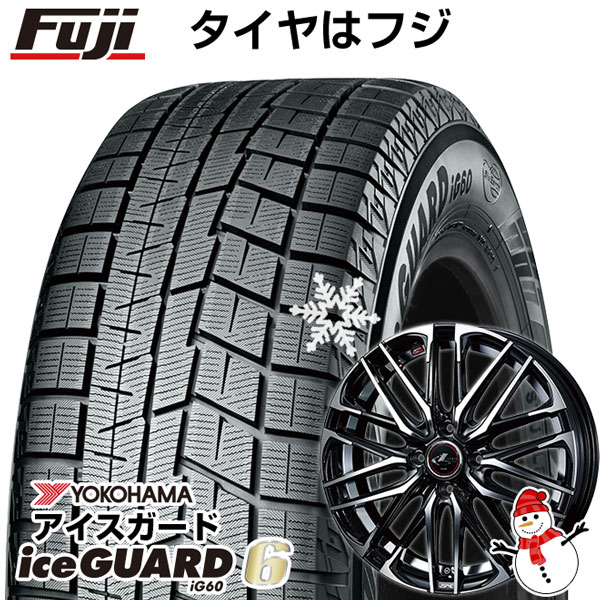 【新品 軽自動車】N-BOX タント スペーシア スタッドレスタイヤ ホイール4本セット 155/65R14 ヨコハマ アイスガード シックスIG60  ウェッズ レオニス SK 14インチ