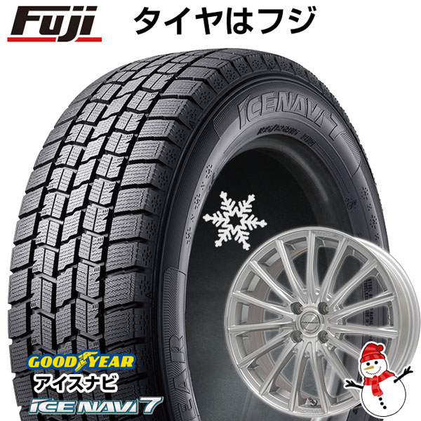 【新品 軽自動車】N-BOX タント スペーシア スタッドレスタイヤ ホイール4本セット 165/55R15 グッドイヤー ウィンター アイスナビ  7(限定) レアマイスター LM-S FS15 (シルバーポリッシュ) 15インチ