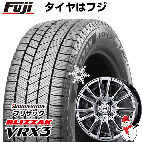 【新品 軽自動車】アトレーワゴン スタッドレスタイヤ ホイール4本セット 165/65R13 ブリヂストン ブリザック VRX3 テクノピア  アフロディーテ EF 13インチ