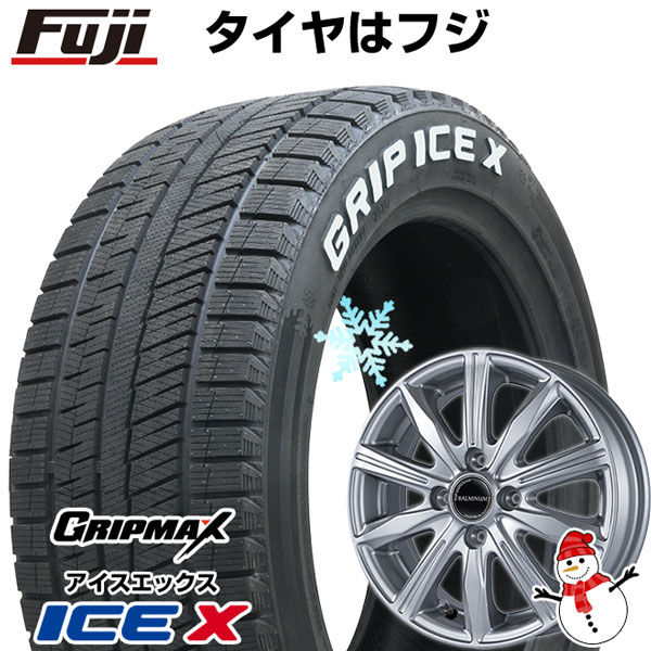 【新品 軽自動車】タフト ソリオ スタッドレスタイヤ ホイール4本セット 165/65R15 グリップマックス アイスX RWL  ホワイトレター(限定2022年製) ブリヂストン バルミナ KR10 15インチ