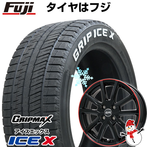 【新品】クロスビー/イグニス用 スタッドレスタイヤ ホイール4本セット 175/60R16 グリップマックス アイスX RWL  ホワイトレター(限定2022年製) ブランドル N52BR 16インチ