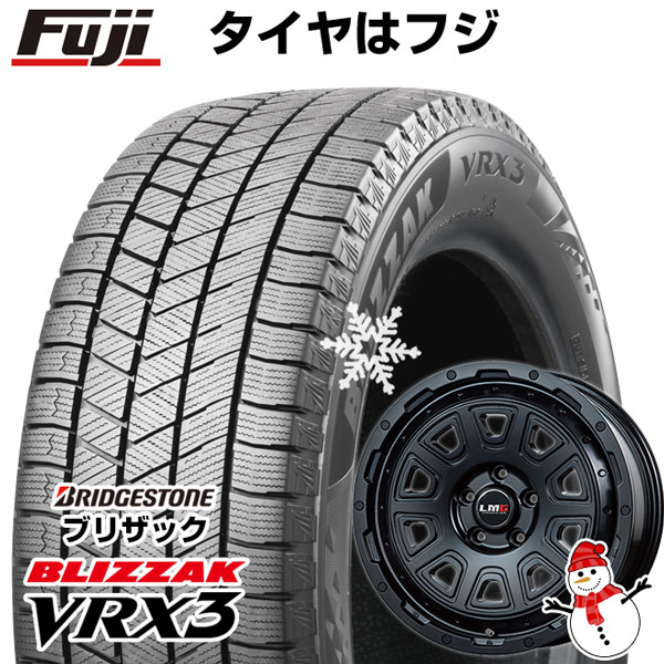 【新品国産5穴114.3車】 スタッドレスタイヤ ホイール4本セット 215/70R16 ブリヂストン ブリザック VRX3 レアマイスター LMG  DS-10 マットブラック 16インチ