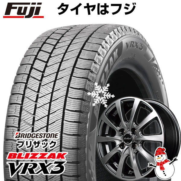 【新品 軽自動車】 スタッドレスタイヤ ホイール4本セット 145/80R13 ブリヂストン ブリザック VRX3 MID ユーロスピード F10  13インチ