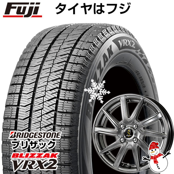 【新品 軽自動車】 スタッドレスタイヤ ホイール4本セット 155/65R13 ブリヂストン ブリザック VRX2(限定) ワーク  セプティモGO1プラス 13インチ