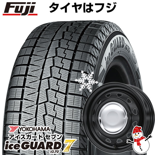 【新品 軽自動車】ハスラー スタッドレスタイヤ ホイール4本セット 165/65R14 ヨコハマ アイスガード セブンIG70 ウェッズ ネオキャロ  14インチ ※コンパクトカー装着不可