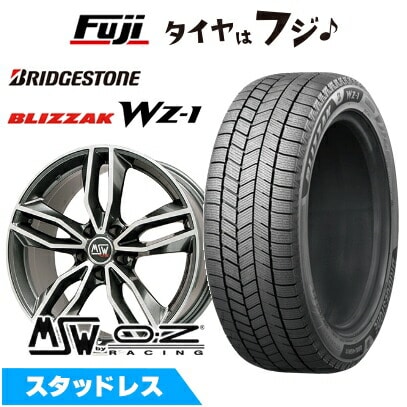 【新品】輸入車用 BMW X3（G45） スタッドレスタイヤ ホイール4本セット 245/50R19 ブリヂストン ブリザック WZ-1 MSW by OZ Racing MSW 71(グロスダークグレーポリッシュ) 8.5J 19インチ(送料無料)