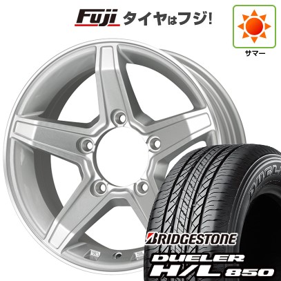 ジムニー 夏タイヤ ホイール4本セット 175/80R16 ブリヂストン デューラー H/L850 プレミックス エステラ(シルバー/リムポリッシュ) 16インチ