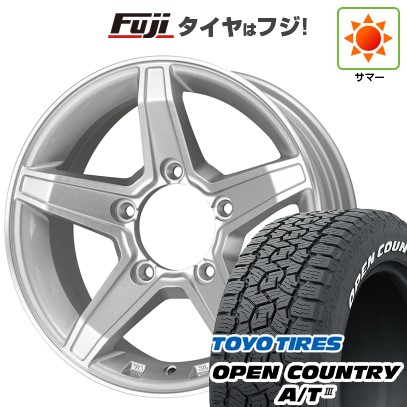 ジムニー 夏タイヤ ホイール4本セット 175/80R16 トーヨー オープンカントリー A/T III RBL プレミックス エステラ(シルバー/リムポリッシュ) 16インチ