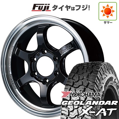 ハイエース200系 夏タイヤ ホイール4本セット 215/65R16 109/107Q ヨコハマ ジオランダー X-AT G016 OWL ヨコハマ アドバンレーシング RG-DII for HIACE 16インチ