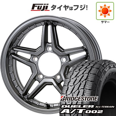 ジムニー 夏タイヤ ホイール4本セット 175/80R16 ブリヂストン デューラー A/T002 RBL ジャオス エクセルJX3 16インチ
