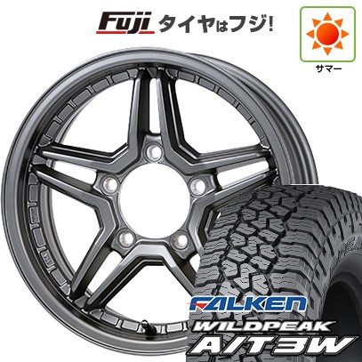 ジムニー 夏タイヤ ホイール4本セット 175/80R16 ファルケン ワイルドピーク A/T3W ジャオス ヴィクトロン エクセルJX3 16インチ