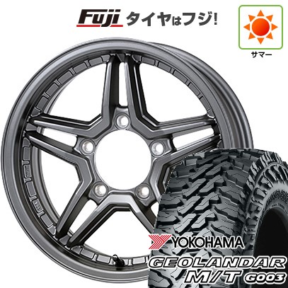 ジムニー 夏タイヤ ホイール4本セット 175/80R16 ヨコハマ ジオランダー M/T G003 ジャオス ヴィクトロン エクセルJX3 16インチ
