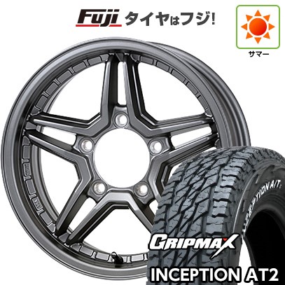 ジムニー 夏タイヤ ホイール4本セット 175/80R16 グリップマックス インセプション A/TII RWL(限定) ジャオス エクセルJX3 16インチ