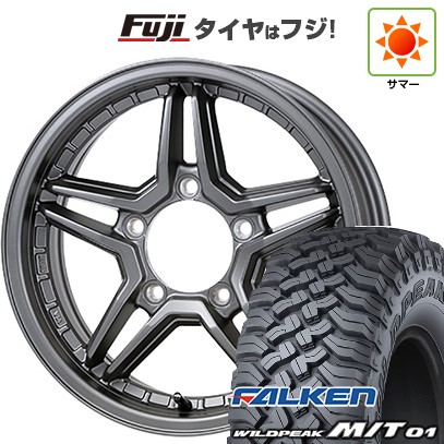 ジムニー 夏タイヤ ホイール4本セット 185/85R16 ファルケン ワイルドピーク M/T01 ジャオス ヴィクトロン エクセルJX3 16インチ