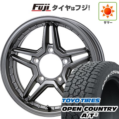 ジムニー 夏タイヤ ホイール4本セット 175/80R16 トーヨー オープンカントリー A/T III RWL/RBL ジャオス エクセルJX3 16インチ