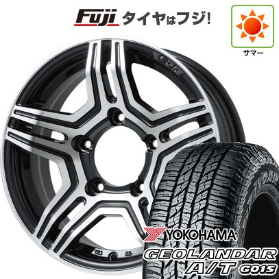 ジムニーシエラ/ジムニーノマド 夏タイヤ ホイール4本セット 215/70R16 ヨコハマ ジオランダー A/T G015 RBL プレミックス グラバス-Jr(ブラックポリッシュ) 16インチ