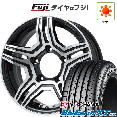 ジムニーシエラ/ジムニーノマド 夏タイヤ ホイール4本セット 215/70R16 ヨコハマ ブルーアース XT AE61 プレミックス グラバス-Jr(ブラックポリッシュ) 16インチ