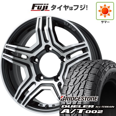 ジムニー 夏タイヤ ホイール4本セット 175/80R16 ブリヂストン デューラー A/T002 RBL プレミックス グラバス-Jr(ブラックポリッシュ) 16インチ
