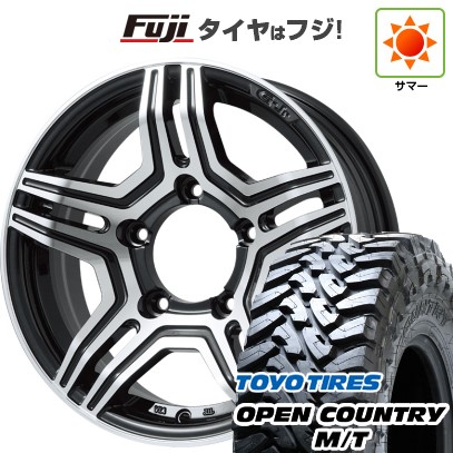 ジムニー 夏タイヤ ホイール4本セット 195/80R16 トーヨー オープンカントリー M/T プレミックス グラバス-Jr(ブラックポリッシュ) 16インチ