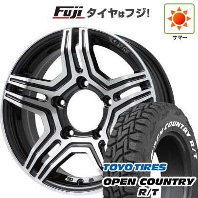 ジムニーシエラ/ジムニーノマド 夏タイヤ ホイール4本セット 215/70R16 トーヨー オープンカントリー R/T RBL プレミックス グラバス-Jr(ブラックポリッシュ) 16インチ