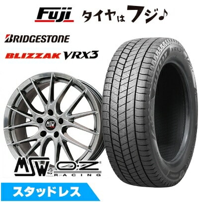 【新品】輸入車用 BMW X3（G45） スタッドレスタイヤ ホイール4本セット 245/50R19 ブリヂストン ブリザック VRX3 MSW by OZ Racing MSW 29(ハイパーダーク) 8J 19インチ(送料無料)