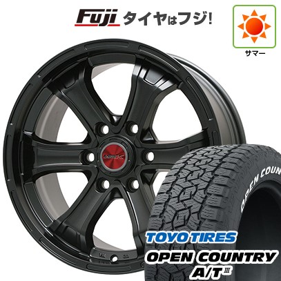 ハイエース200系 夏タイヤ ホイール4本セット 195/80R15 107/105N トーヨー オープンカントリー A/T III RWL/RBL ビッグウエイ B-MUD K(マットブラック) 15インチ