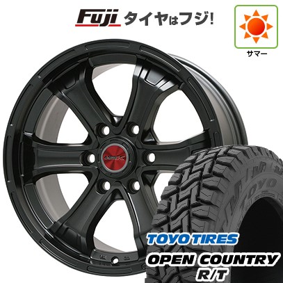 プラド/ハイラックス/トライトン 夏タイヤ ホイール4本セット 265/60R18 トーヨー オープンカントリー R/T RBL ビッグウエイ B-MUD K(マットブラック) トヨタ車専用 18インチ
