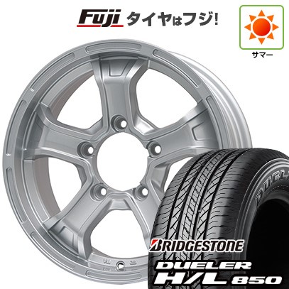 ジムニー 夏タイヤ ホイール4本セット 175/80R16 ブリヂストン デューラー H/L850 ビッグウエイ B-MUD K(シルバー) 16インチ