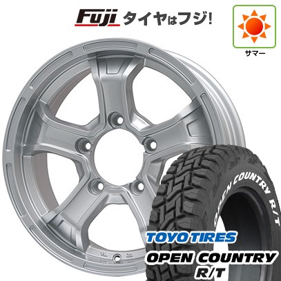 ジムニー 夏タイヤ ホイール4本セット 185/85R16 トーヨー オープンカントリー R/T RWL/RBL ビッグウエイ B-MUD K(シルバー) 16インチ