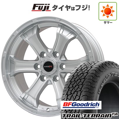プラド/ハイラックス/トライトン(GSR) 夏タイヤ ホイール4本セット 265/65R17 BFグッドリッチ トレールテレーンT/A ORWL ビッグウエイ B-MUD K(シルバー) トヨタ車専用 17インチ