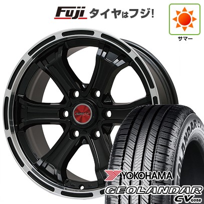 プラド/ハイラックス/トライトン 夏タイヤ ホイール4本セット 265/60R18 ヨコハマ ジオランダー CV G058 ビッグウエイ B-MUD K(グロスブラックリムポリッシュトヨタ用 18インチ