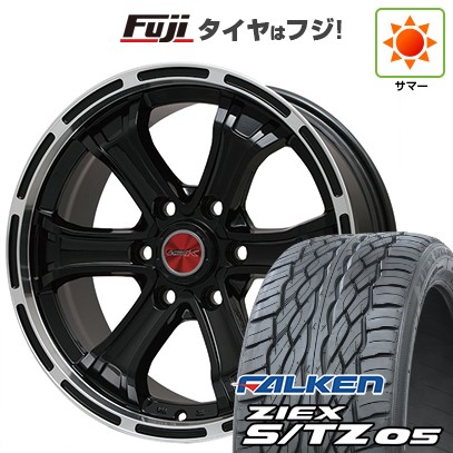 プラド/ハイラックス/トライトン 夏タイヤ ホイール4本セット 265/60R18 ファルケン ジークス S/TZ 05 ビッグウエイ B-MUD K(グロスブラックリムポリッシュトヨタ用 18インチ