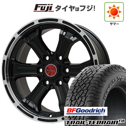 プラド/ハイラックス/トライトン 夏タイヤ ホイール4本セット 265/60R18 BFグッドリッチ トレールテレーンT/A ORWL ビッグウエイ B-MUD K(グロスブラックリムポリッシュトヨタ用 18インチ