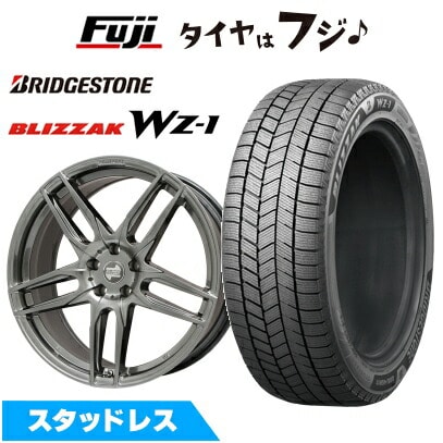 【新品】輸入車用 BMW X3（G45） スタッドレスタイヤ ホイール4本セット 245/50R19 ブリヂストン ブリザック WZ-1 ケレナーズスポーツ マインツ(クロームハイパーブラック) 8J 19インチ(送料無料)
