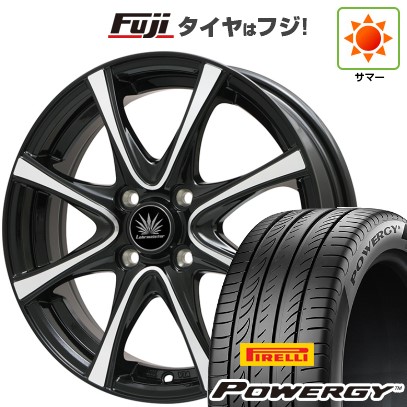 【新品 軽自動車】N-BOX タント スペーシア 夏タイヤ ホイール4本セット 165/55R15 ピレリ パワジー プレミックス アマルフィV Jr(ブラックポリッシュ) 15インチ