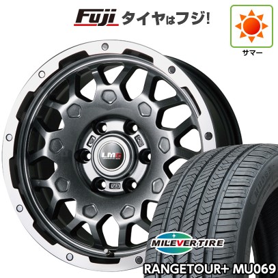 プラド/ハイラックス/トライトン(GSR) 夏タイヤ ホイール4本セット 265/65R17 ミレバー レンジツアープラスMU069(限定) レアマイスター LMG MS-9W ガンメタリムポリッシュ 17インチ