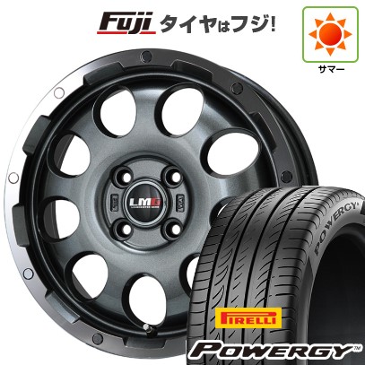 【新品 軽自動車】N-BOX タント スペーシア 夏タイヤ ホイール4本セット 165/55R15 ピレリ パワジー レアマイスター LMG CS-9 ガンメタリムポリッシュ 15インチ