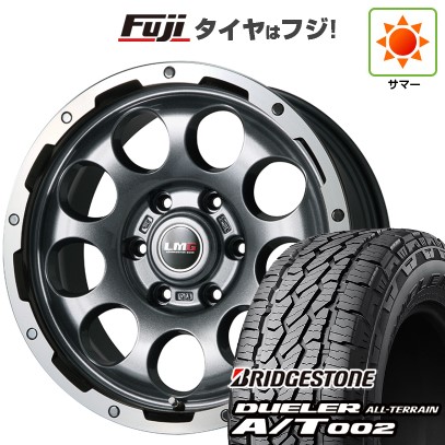 プラド/ハイラックス/トライトン(GSR) 夏タイヤ ホイール4本セット 265/65R17 ブリヂストン デューラー A/T002 OWL/RBL レアマイスター LMG CS-9 ガンメタリムポリッシュ 17インチ
