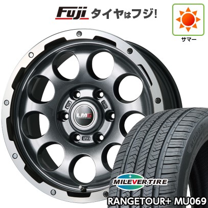プラド/ハイラックス/トライトン(GSR) 夏タイヤ ホイール4本セット 265/65R17 ミレバー レンジツアープラスMU069(限定) レアマイスター LMG CS-9 ガンメタリムポリッシュ 17インチ