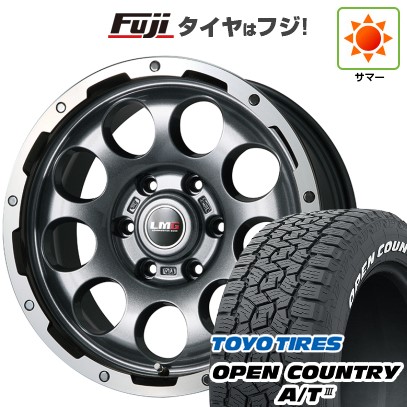プラド/ハイラックス/トライトン(GSR) 夏タイヤ ホイール4本セット 265/65R17 トーヨー オープンカントリー A/T III RBL レアマイスター LMG CS-9 ガンメタリムポリッシュ 17インチ